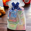 Net Gift Wrapping with Tag and Ribbon