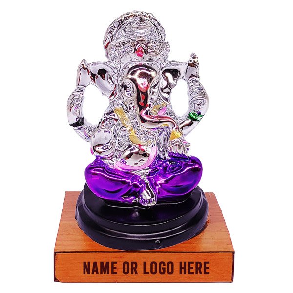 Personalized Mini Lord Ganesha Statue 2.5" Tall