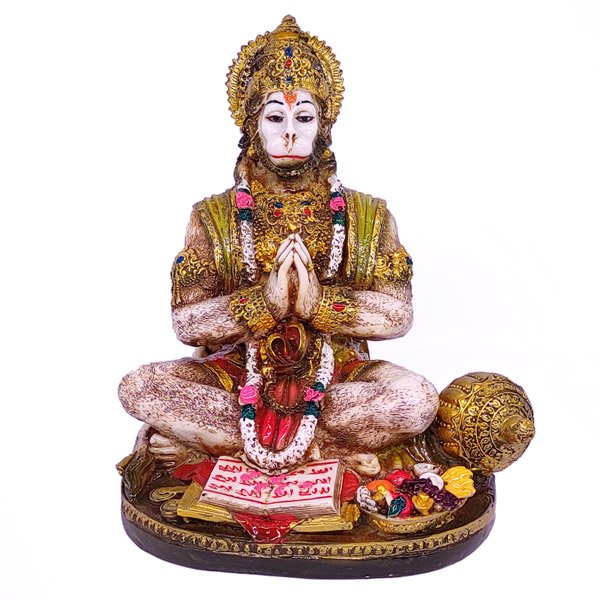 Bhagwan Shri Hanumanji Murti: Decorative Showpiece 7.5"