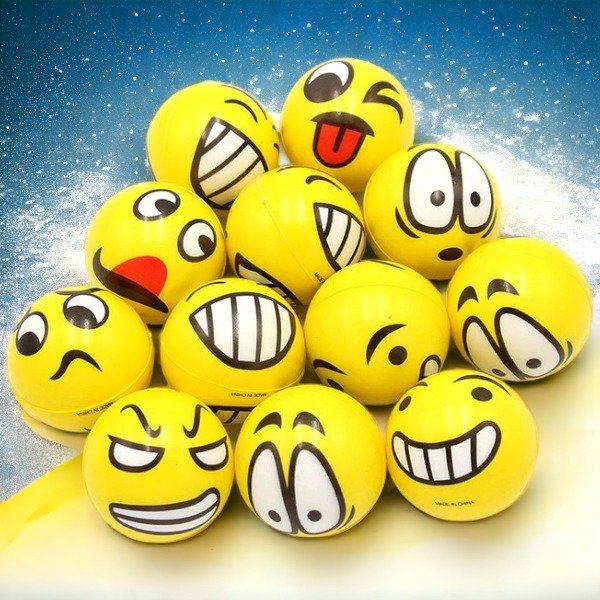 Emoji Stress Ball-Yellow