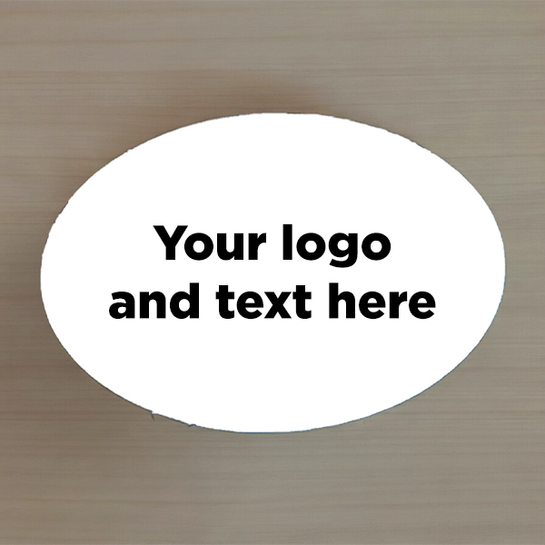 Customizable Ovel Shape Fridge Magnet