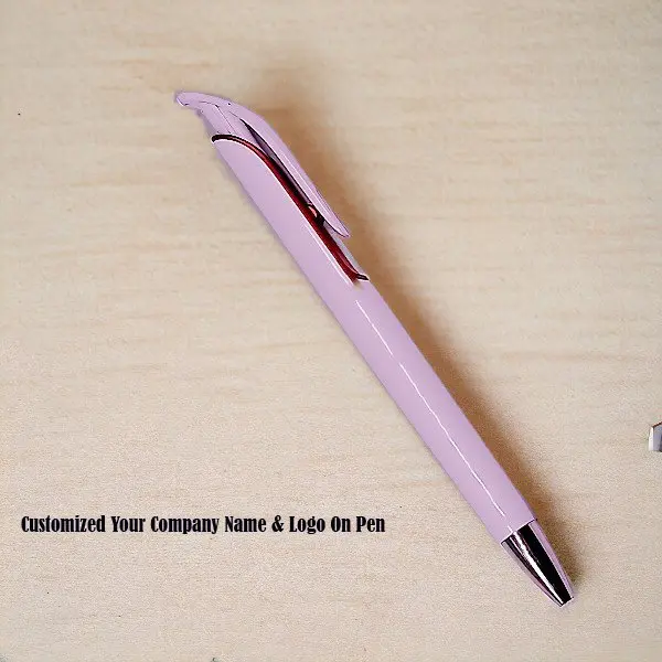 Customized White Ball Pen with Company Name & Logo