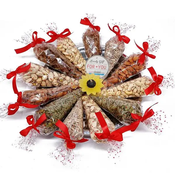 Dry Nuts Cones Special Thali Set