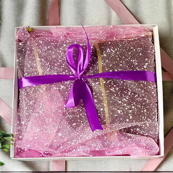 Paper Box Packaging with Net Wrap