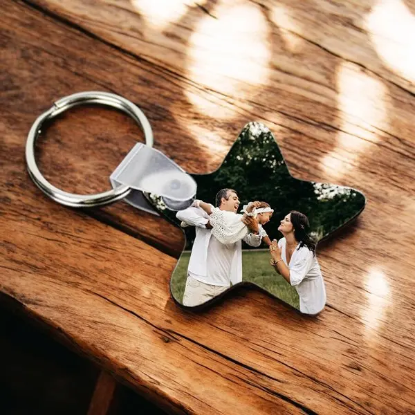 Customized Star-Shaped Keyring