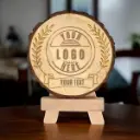 Engraved Wooden Photo Frame