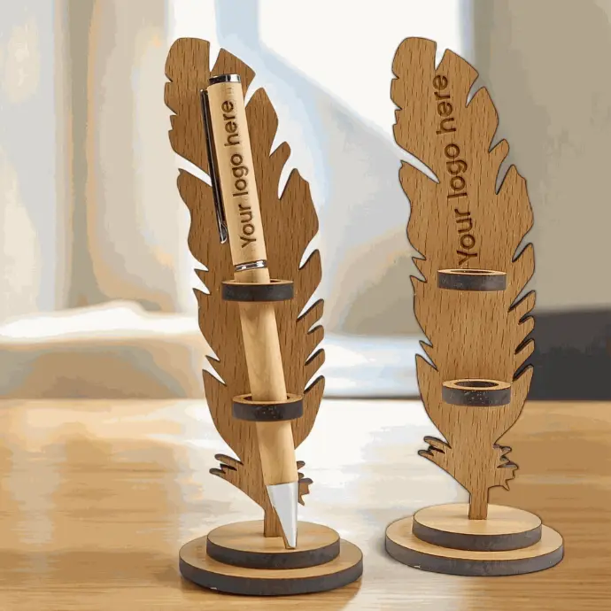 Customized Wooden Pen with Pen Holder