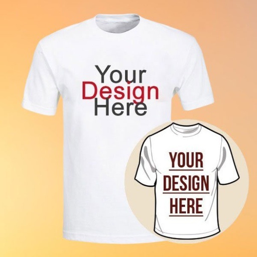 [Pr-1005x] Customizable White Tshirt (size-XL)