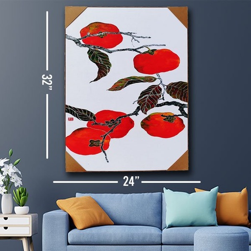 [SP-7374] Wall Decor Beautiful Fruit Painting Print 32''