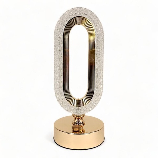 [SP-10585] Oval Shaped Crystal Table Lamp 