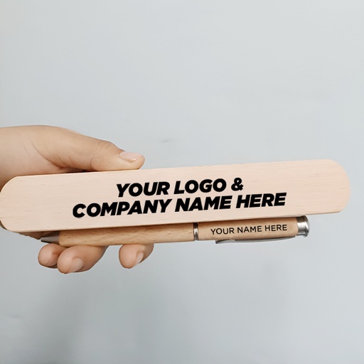 [WPH-03] Wooden Pen With Personalised box