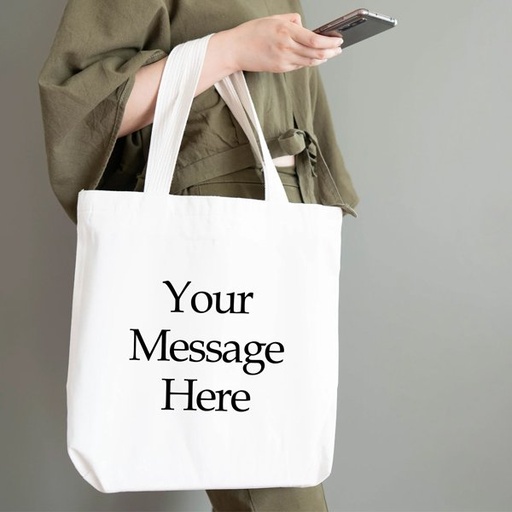 [PG1068] Personalised Tote Bag Medium 14" (L) X 12" inch (W)