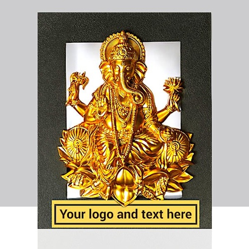 [SP-10657]  Personalized Ganesh Ji Photo Frame