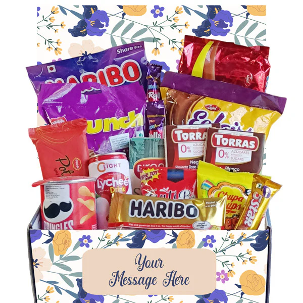 Chocolate Variety Pack with Pringles and Lychee Juice Delight