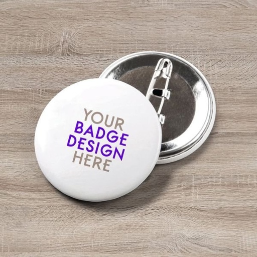 Customizable Badge With Your Company Logo And Text