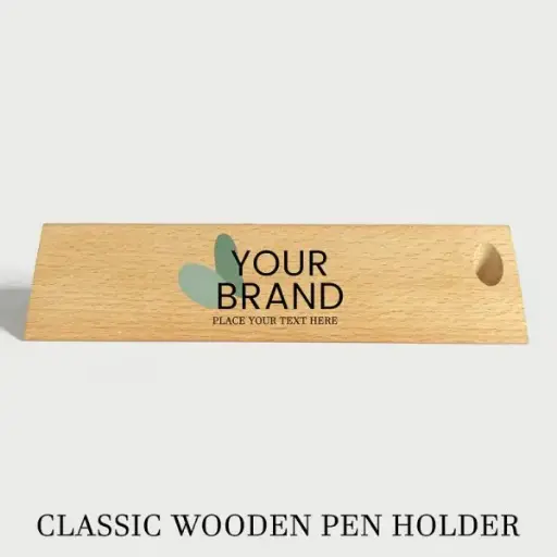 Personalized Wooden Pen Holder