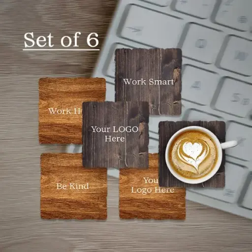 Design Your Own Tea Coasters - Set Of 6