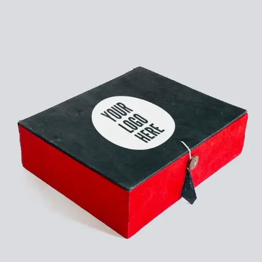 Lokta Paper Box with Custom Brand Logo