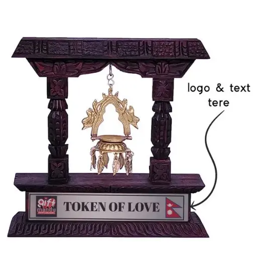 Token of Love Panas (Hanging Handmade Wooden Stand)