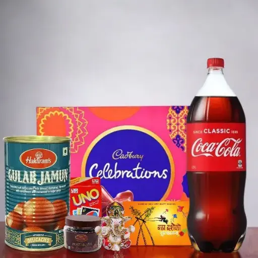Blessed Package With Sweet Treats For Dashain