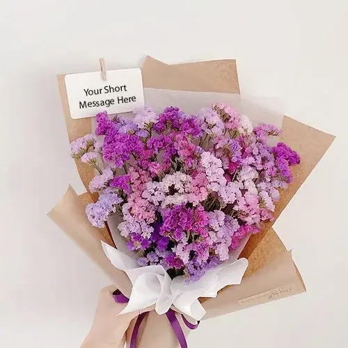 A Bouquet of Statice Flowers