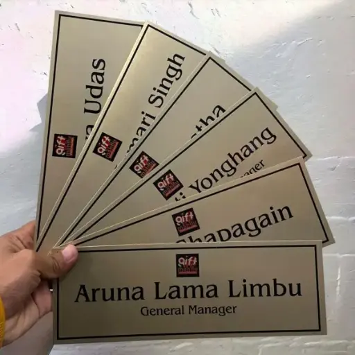 Personalized Name Plates