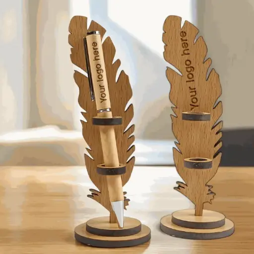 Customized Wooden Pen with Pen Holder
